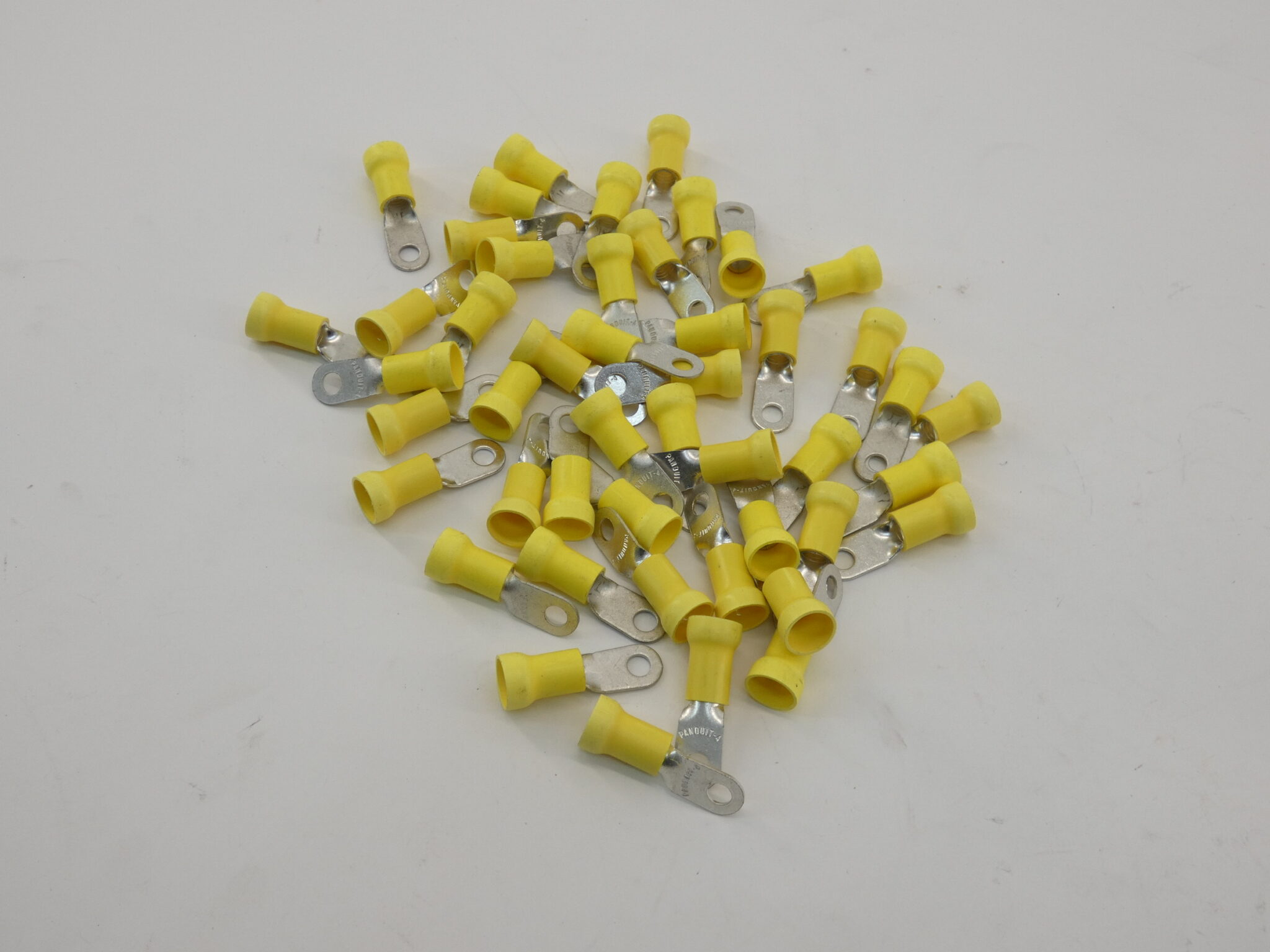 *Lot of 49* Panduit Yellow Terminal Rings, Panduit4 GPM Surplus