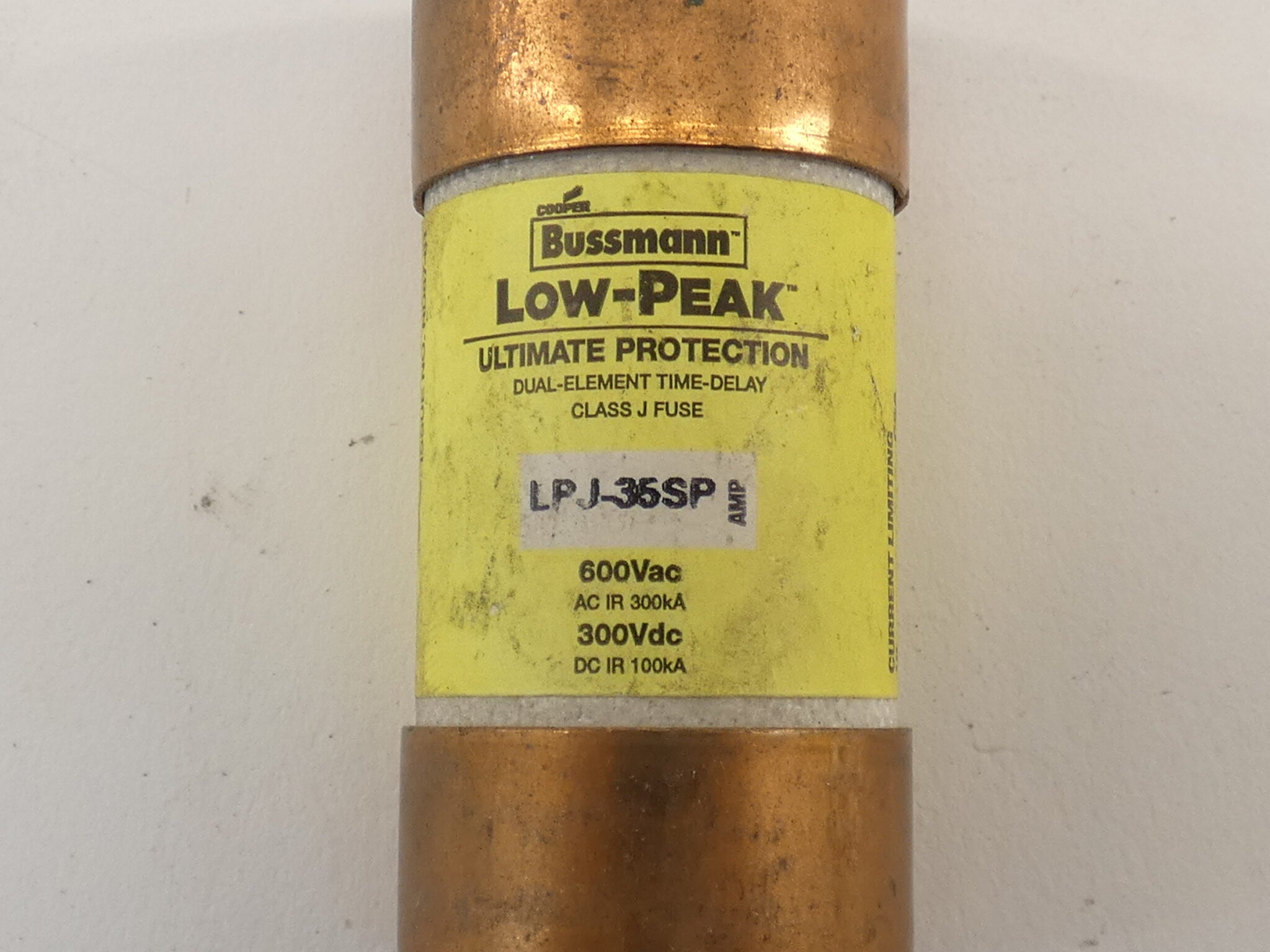 Bussmann LPJ35SP Fuse, 600VAC, 300VDC GPM Surplus