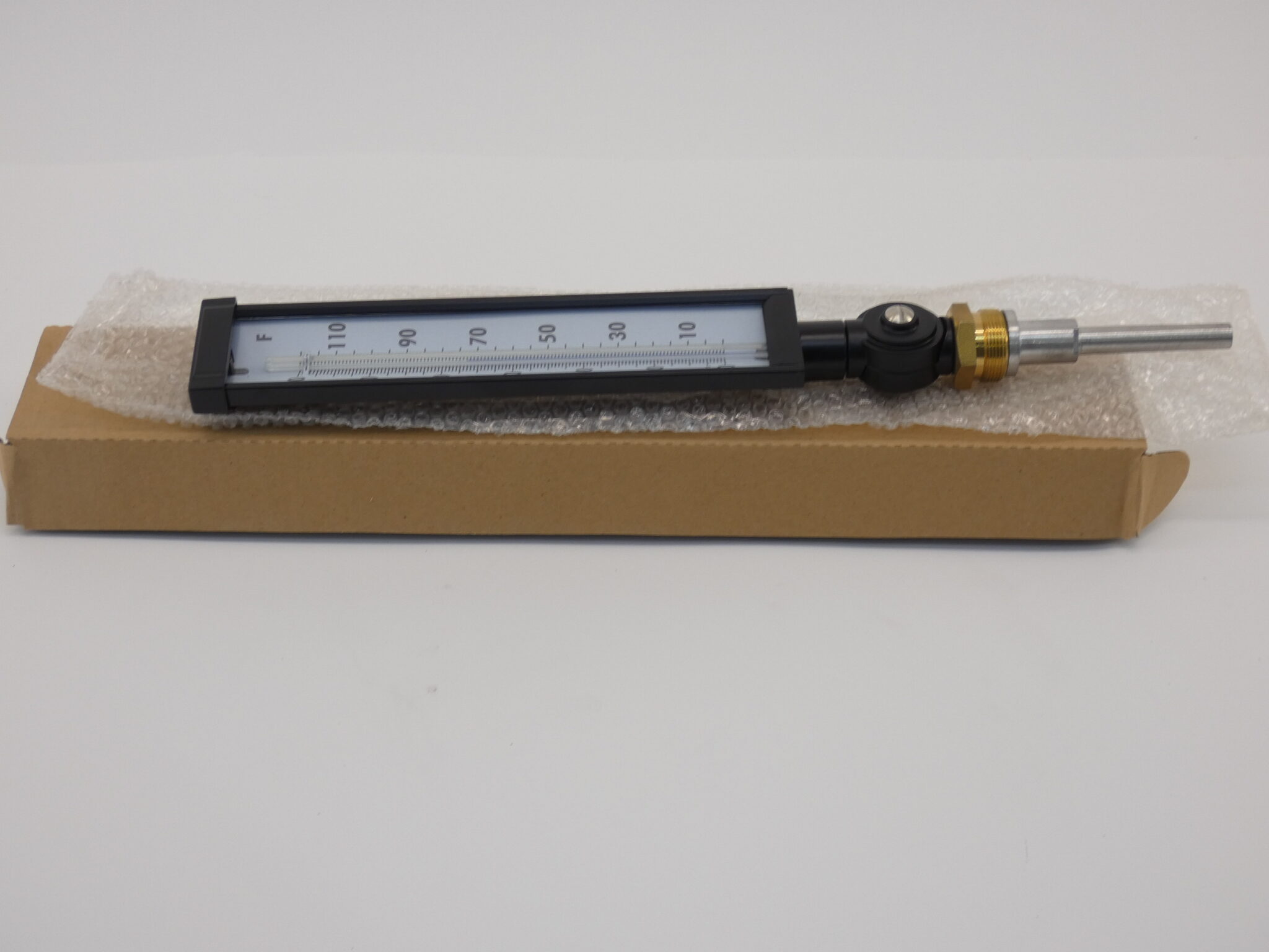 AT1F0G2A1 Adjust Angle Thermometer 0120F 9″ Scale 3.5″ Stem GPM Surplus