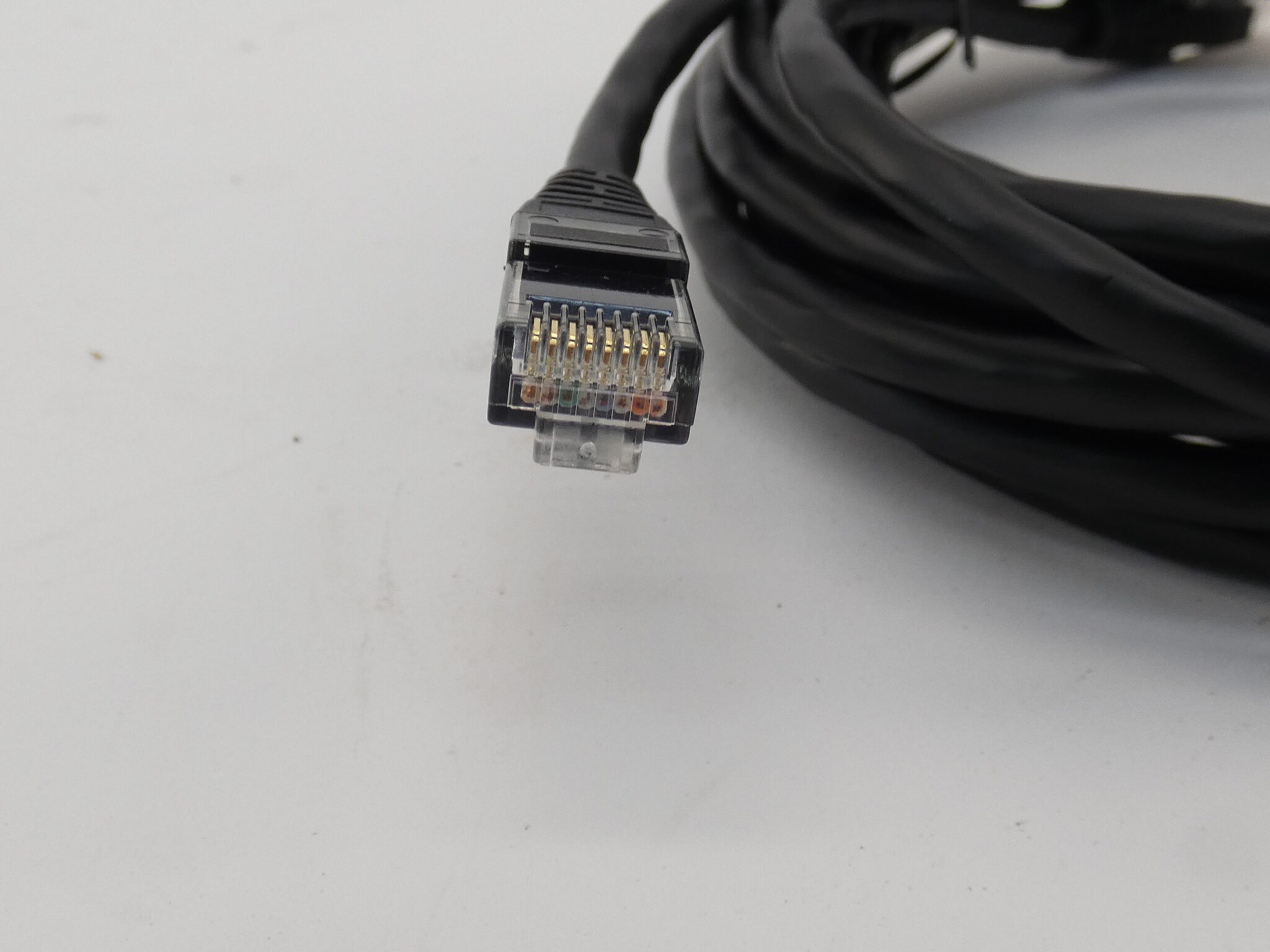Quiktron 576135015 Black Snagless Patch Cord, 15FT, CAT. 6 GPM Surplus