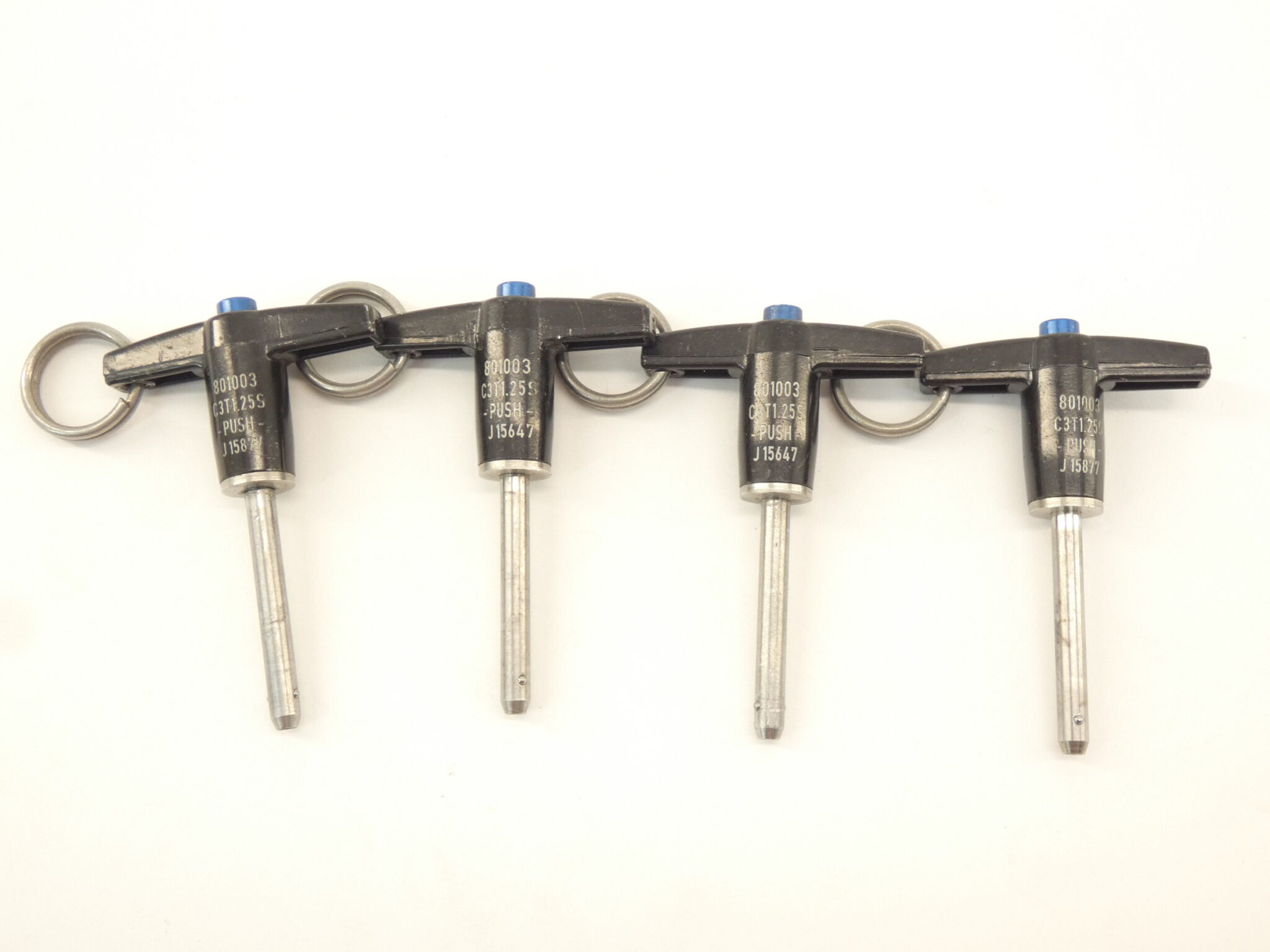 Lot of 4* Jergens 801003 Quick Release Pin THandle GPM Surplus