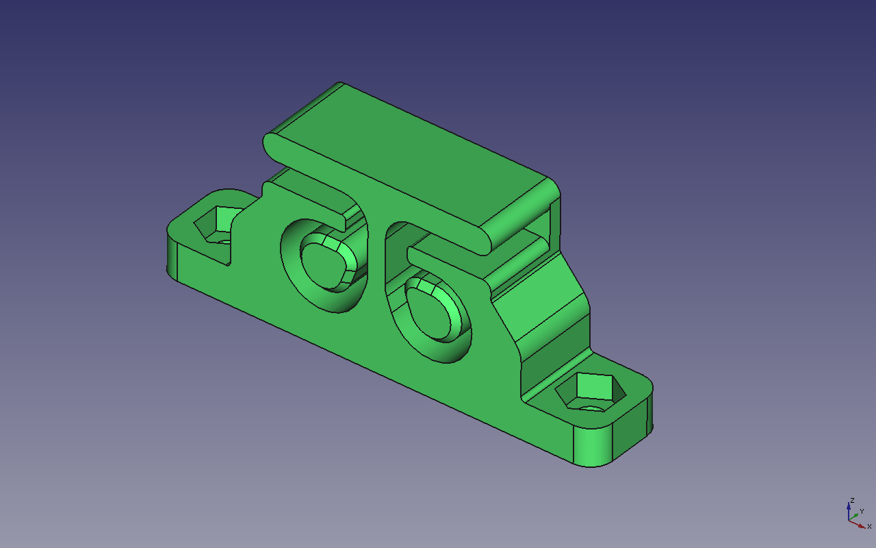 Prusa i3 Y belt holder v2