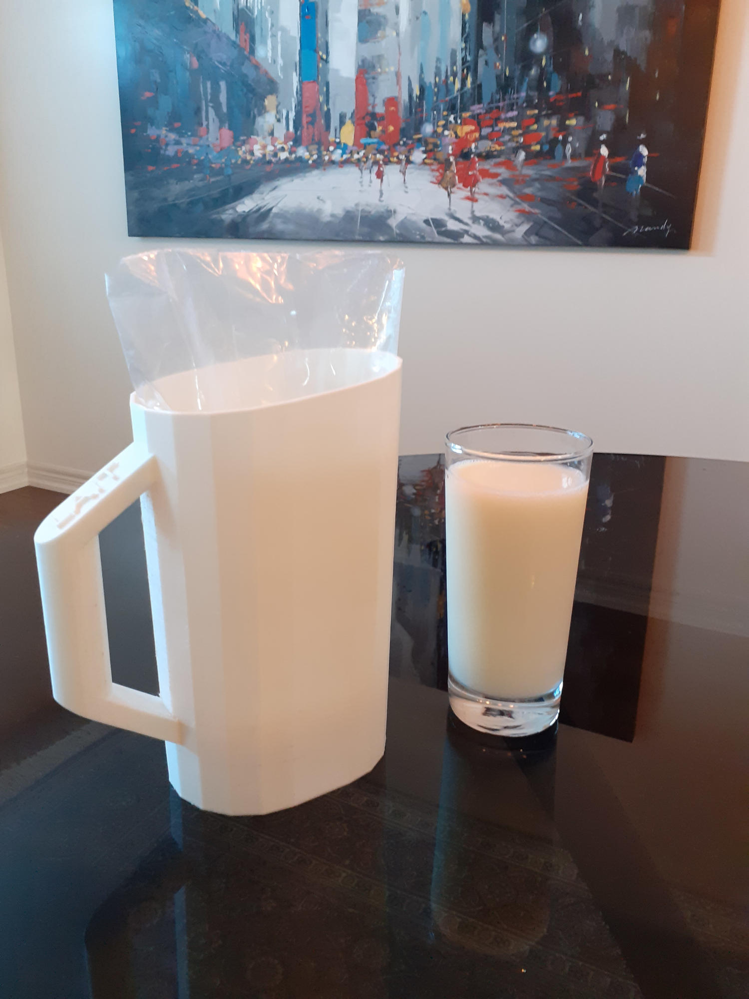 Bagged Milk Jug (Low Polygon Style)