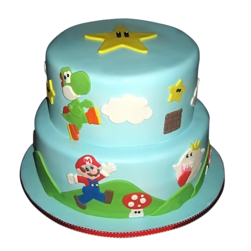 Super Mario Birthday Cake