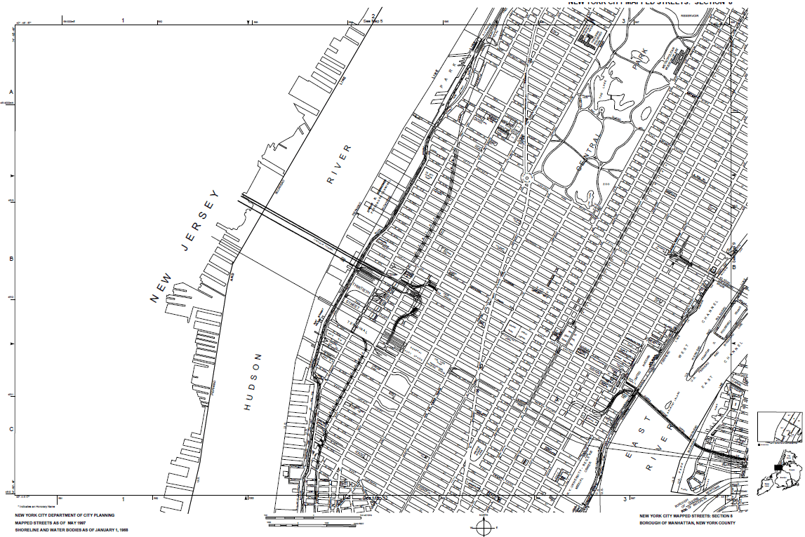 Map Of New York City Streets