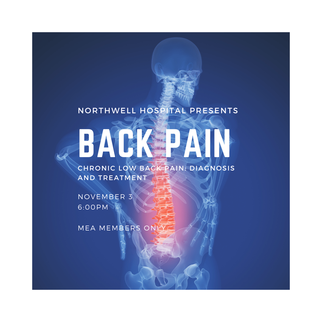 Chronic Low Back Pain Diagnosis and Treatment NYC MEA NYC Managerial Employees Association
