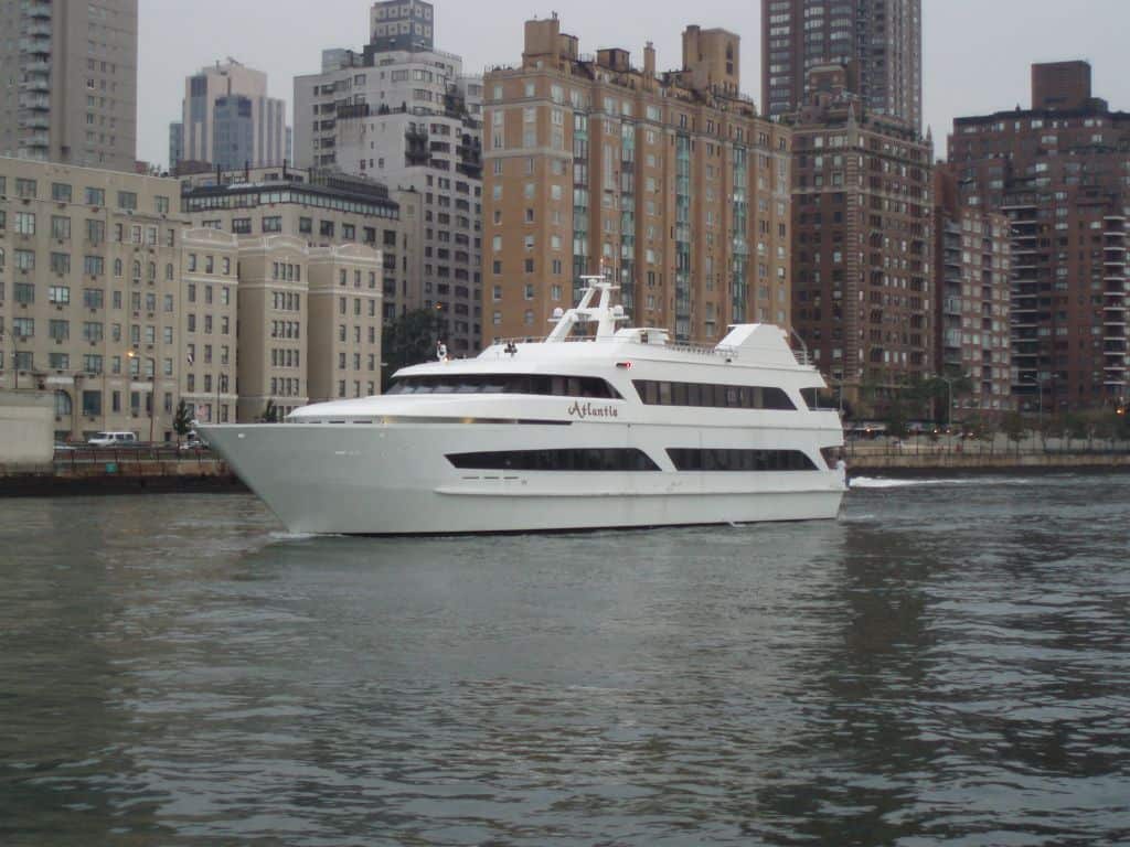NYC New Year’s Eve Cruise aboard the stunning Atlantis Yacht