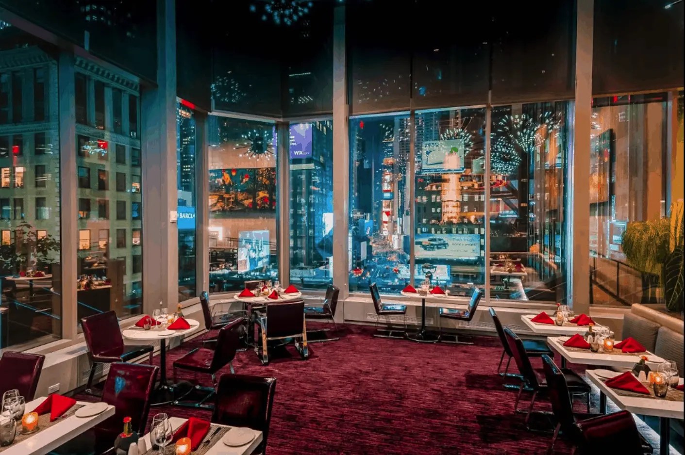 2024 New Years Eve at M social Hotel Times Square Live view of the Balldrop