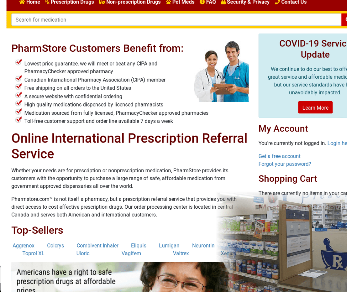 Review An Online Pharmacy Which Controls Their Own Domain Name
