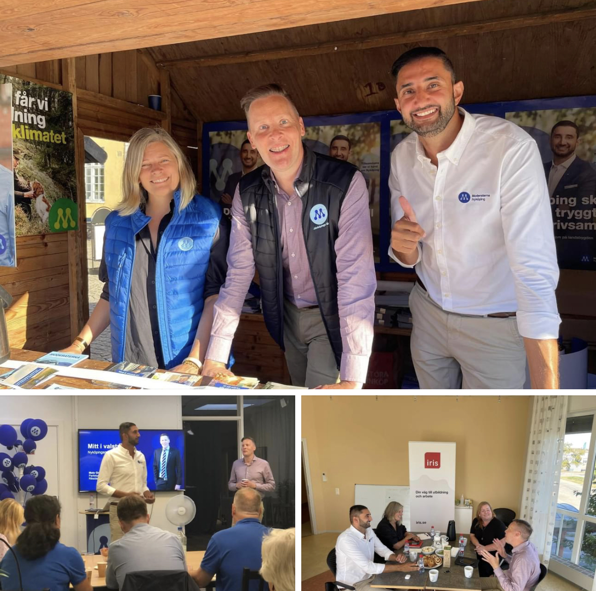 Mats Green besöker Nyköping! Nyköpingsmoderaterna
