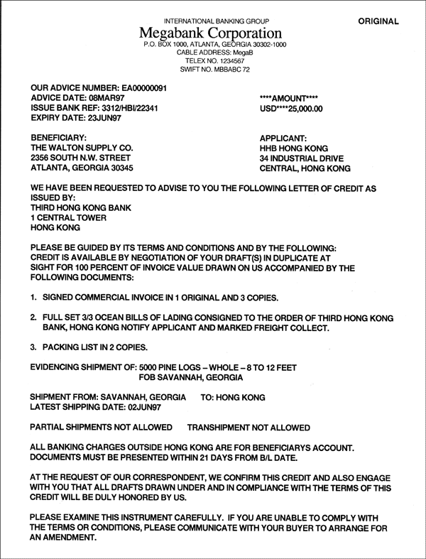 Letter of Credit | Nyla’s Nata