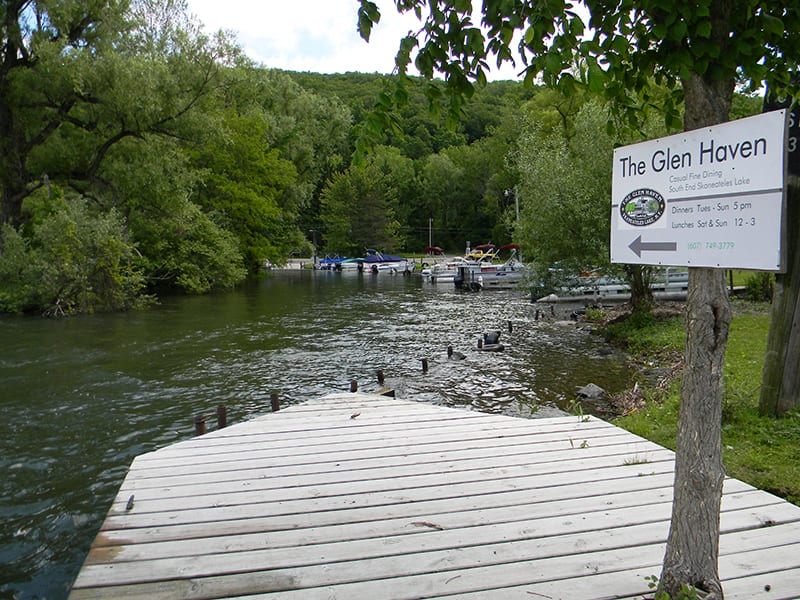Restaurant on Skaneateles Lake Glen Haven Restaurant NY LandQuest
