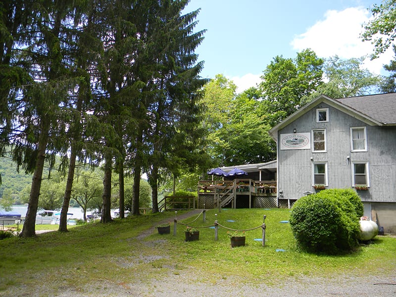 Restaurant on Skaneateles Lake Glen Haven Restaurant NY LandQuest