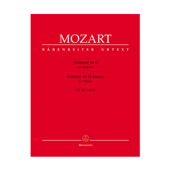 Mozart Fantasy in D minor for Piano Solo Piano Nylund & Son
