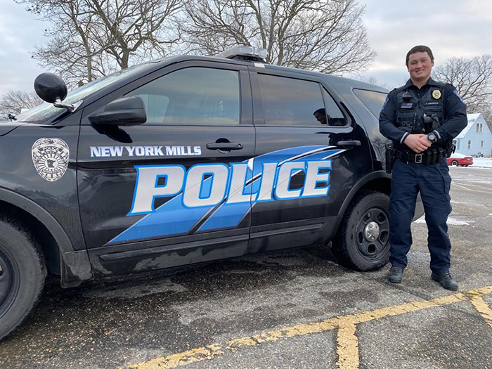 Tyler Schwartz recently joined the New York Mills Police Department on a fulltime basis earlier