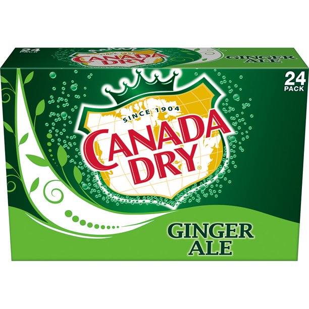 Canada Dry Ginger Ale (12 oz., 24 pk.) Nynena B
