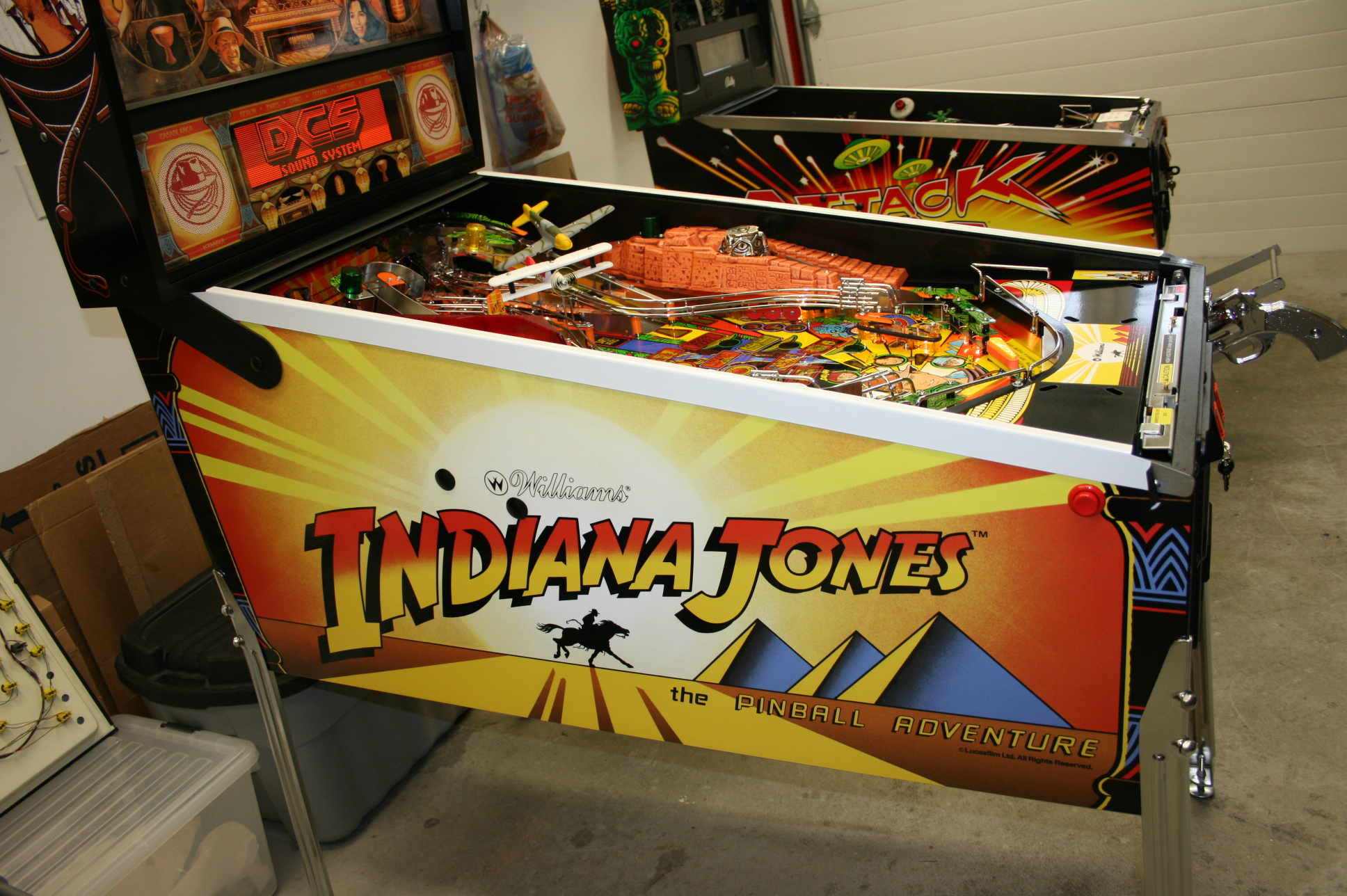 Indiana Jones New Playfield And Art New York Pinball