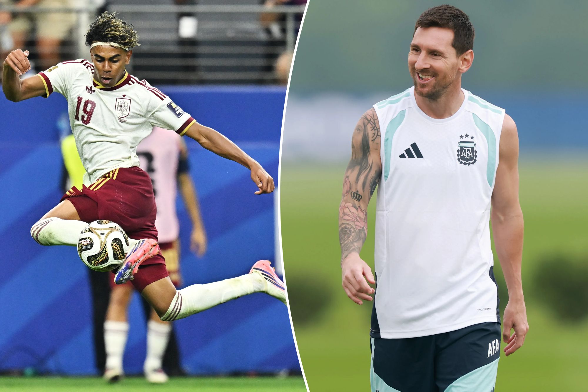 Lamine Yamal isn’t worried about facing childhood hero Messi, wants to win for Spain