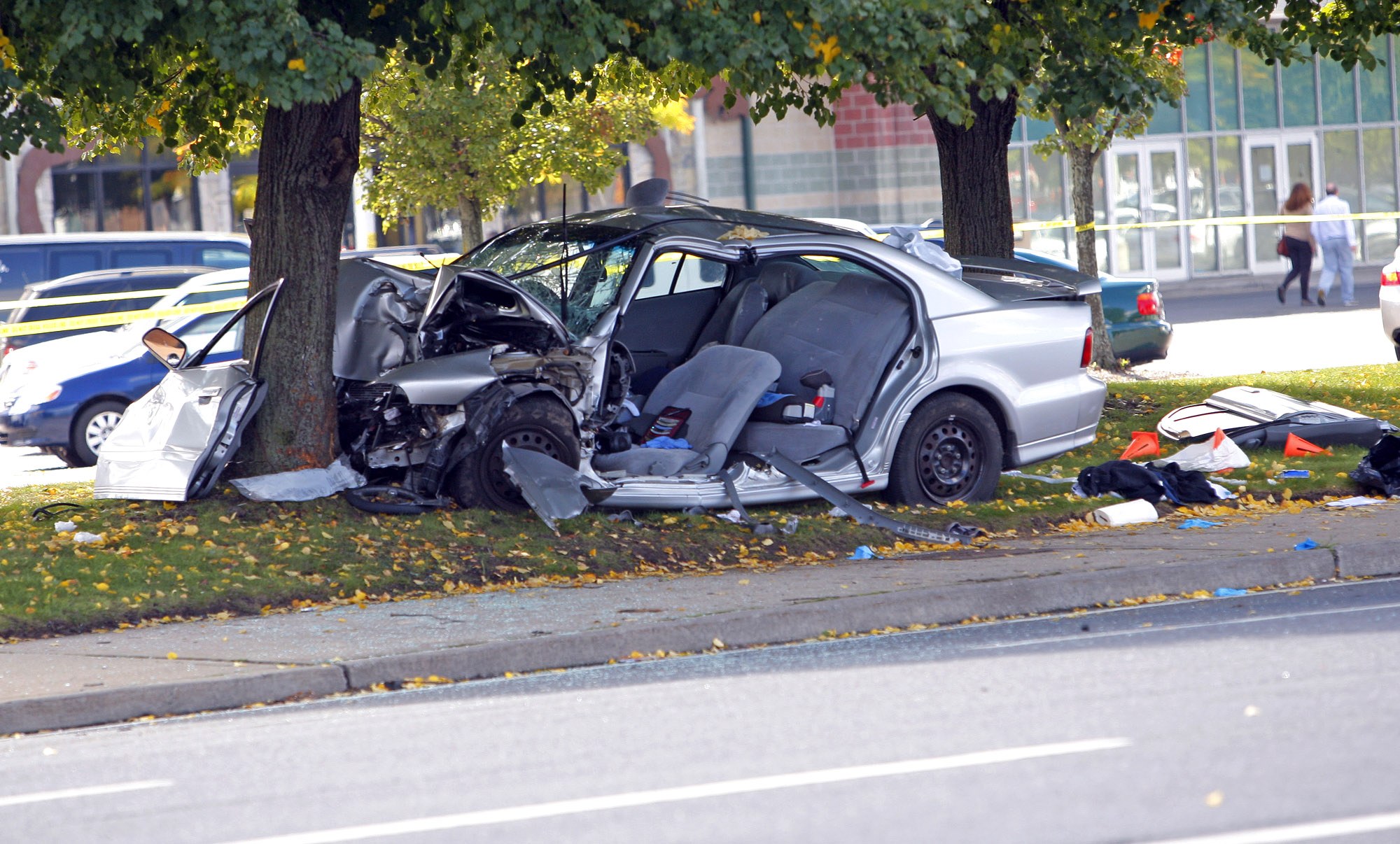 Woman and child involved in fatal car accident