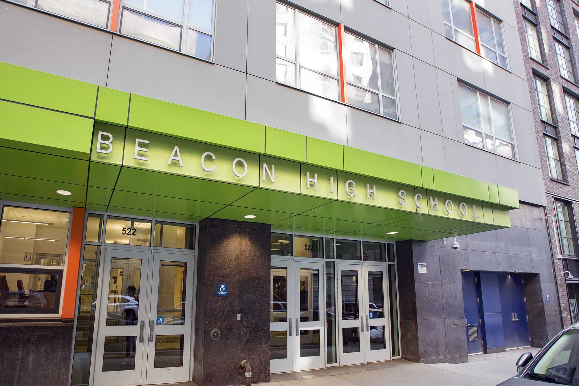 Student sitin at Beacon HS appears to have blessing of principal