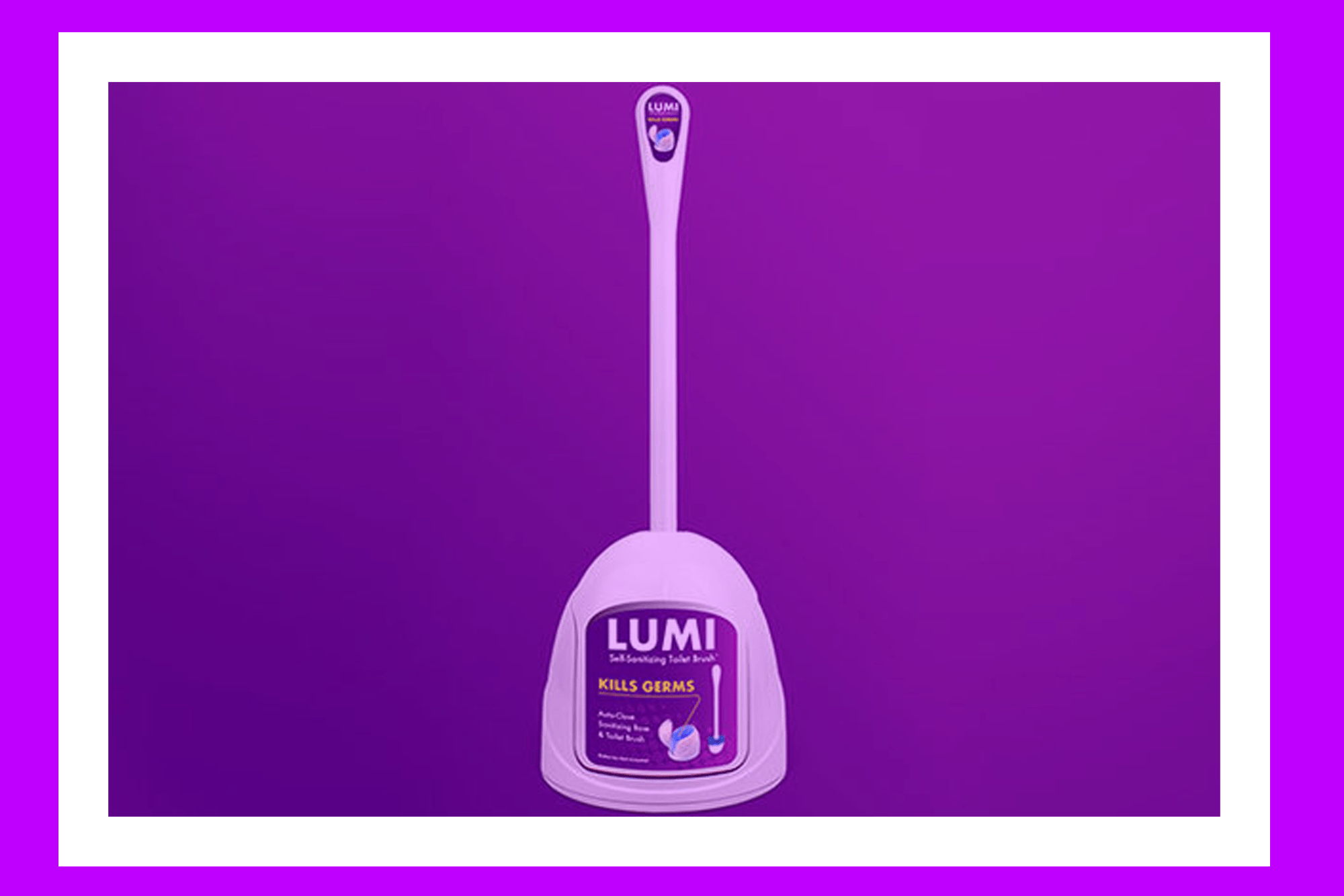 Meet the hitech toilet brush that uses UV light to clean itself