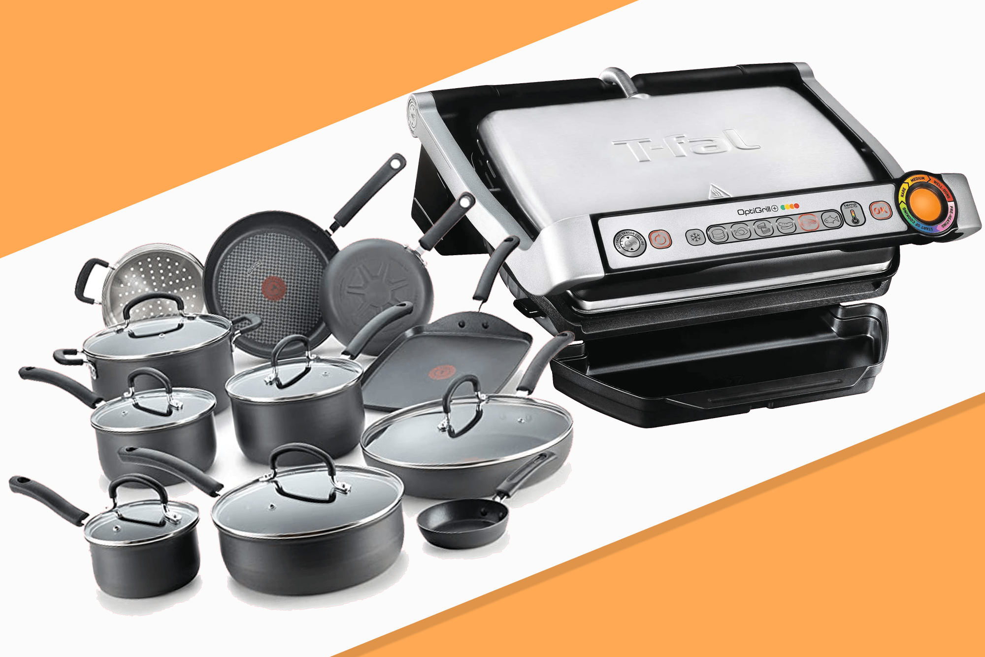 T-fal sale Amazon: pots, pans and grills