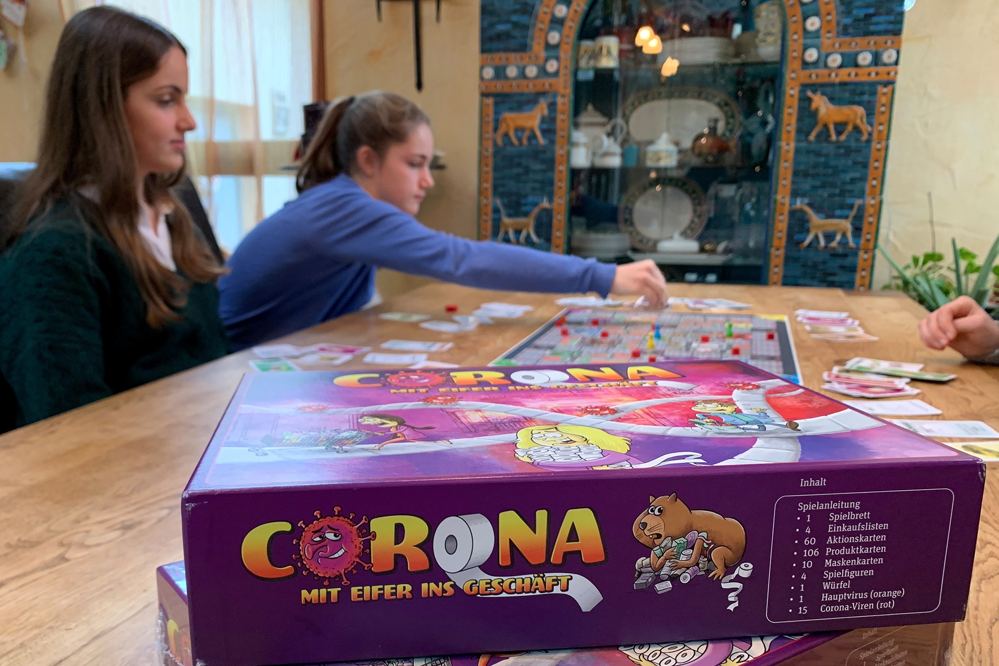 COVID19 board game created by sisters during lockdown