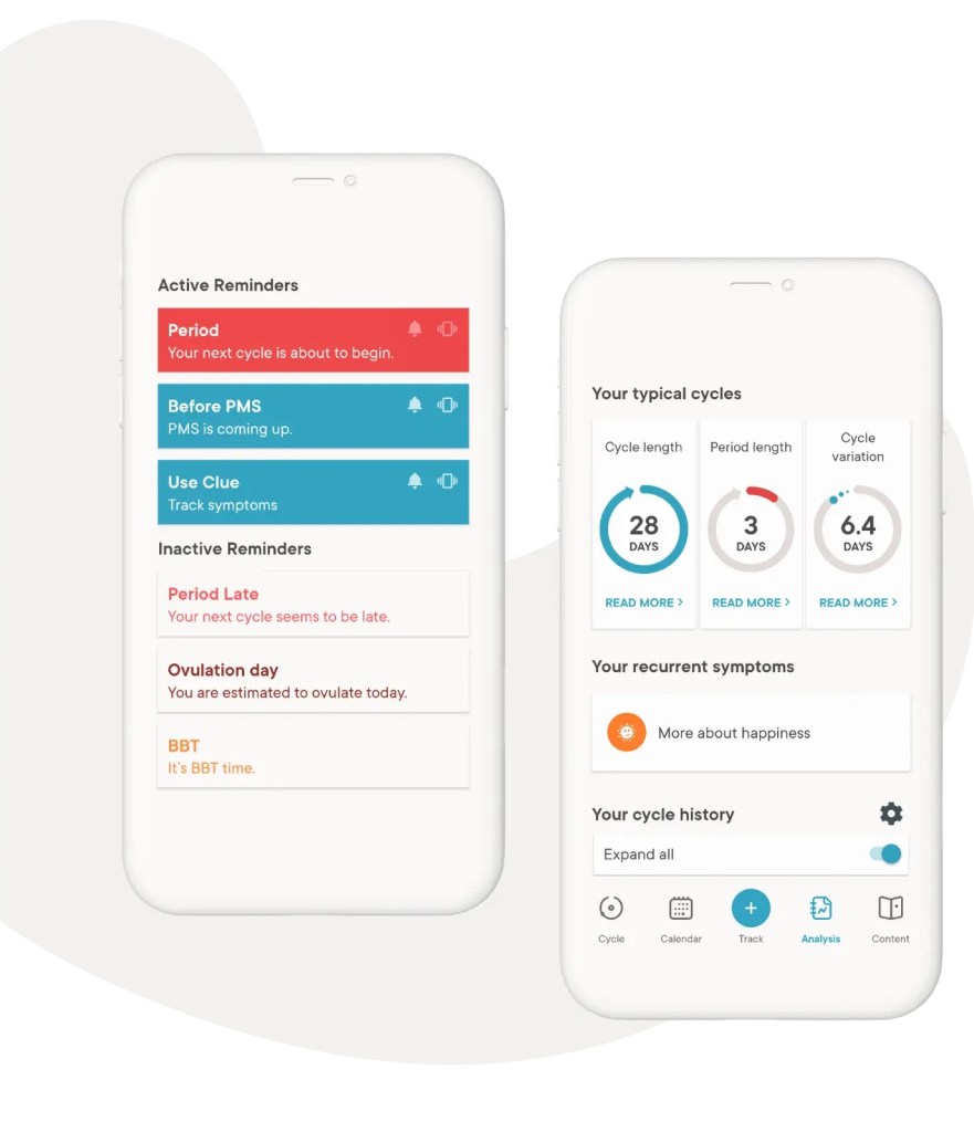 Physiological tracker app says it will protect women's data after the