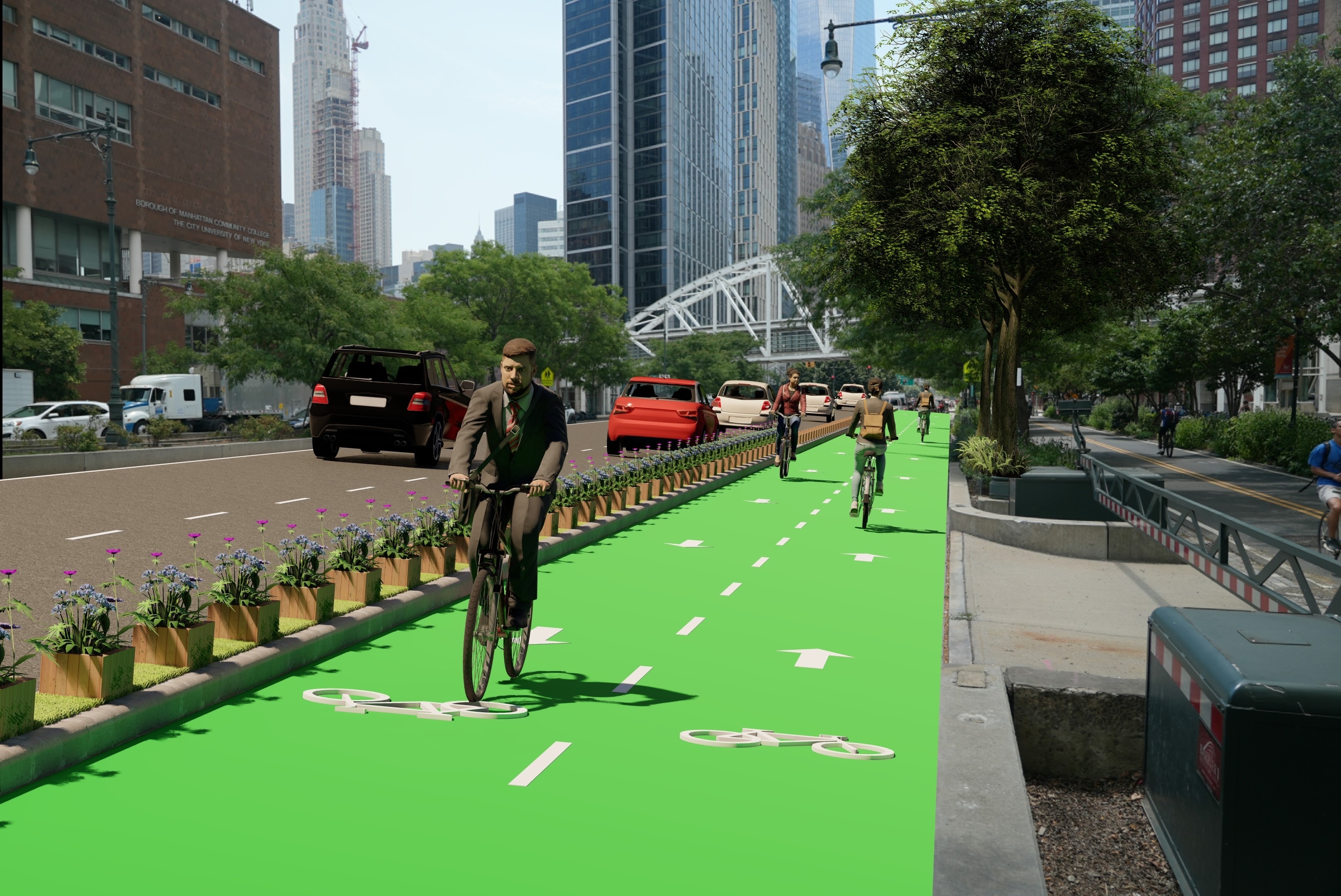 Manhattan BP Levine wants to put a bike lane on the West Side Highway
