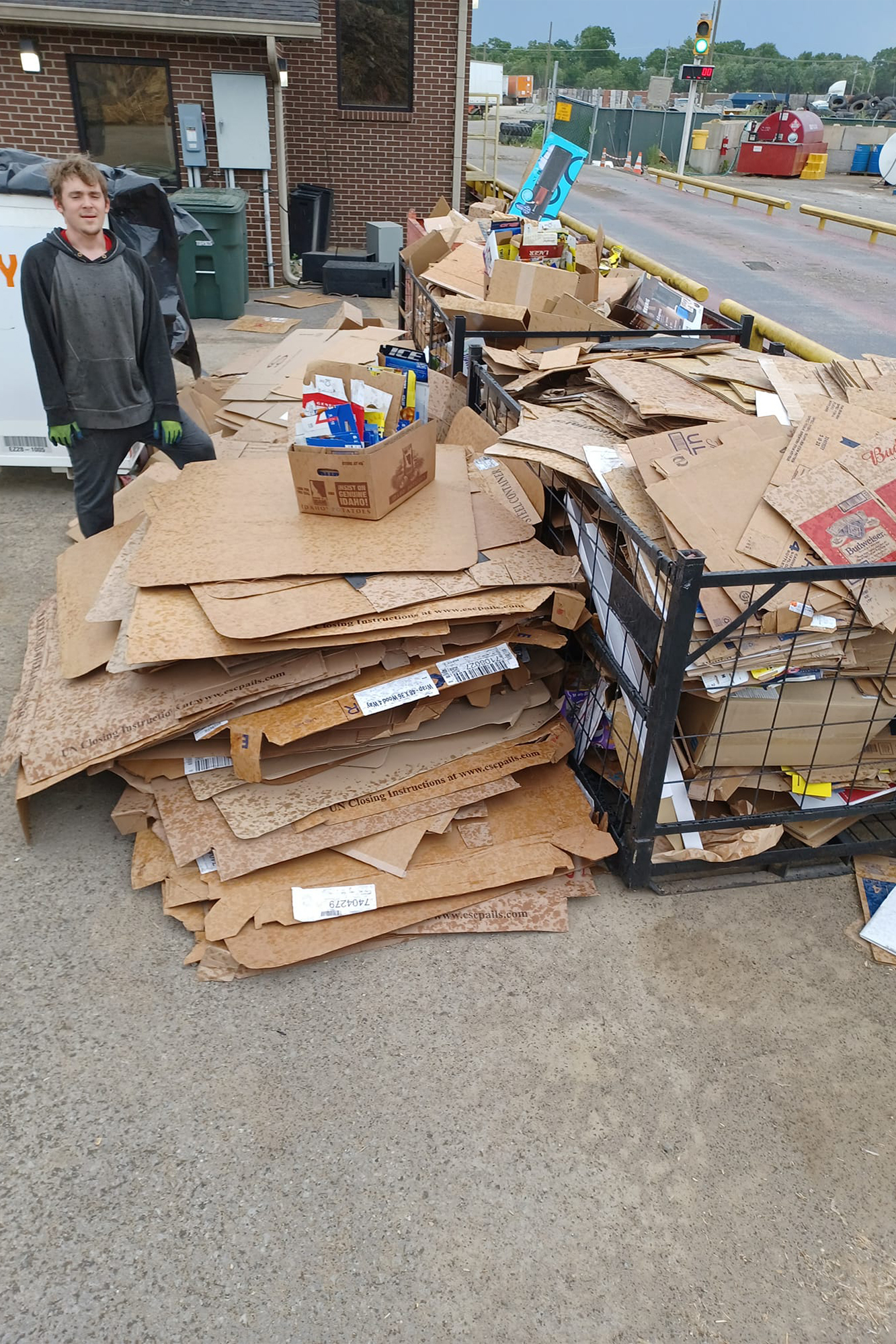 Ashton Gilbert starts successful recycling business