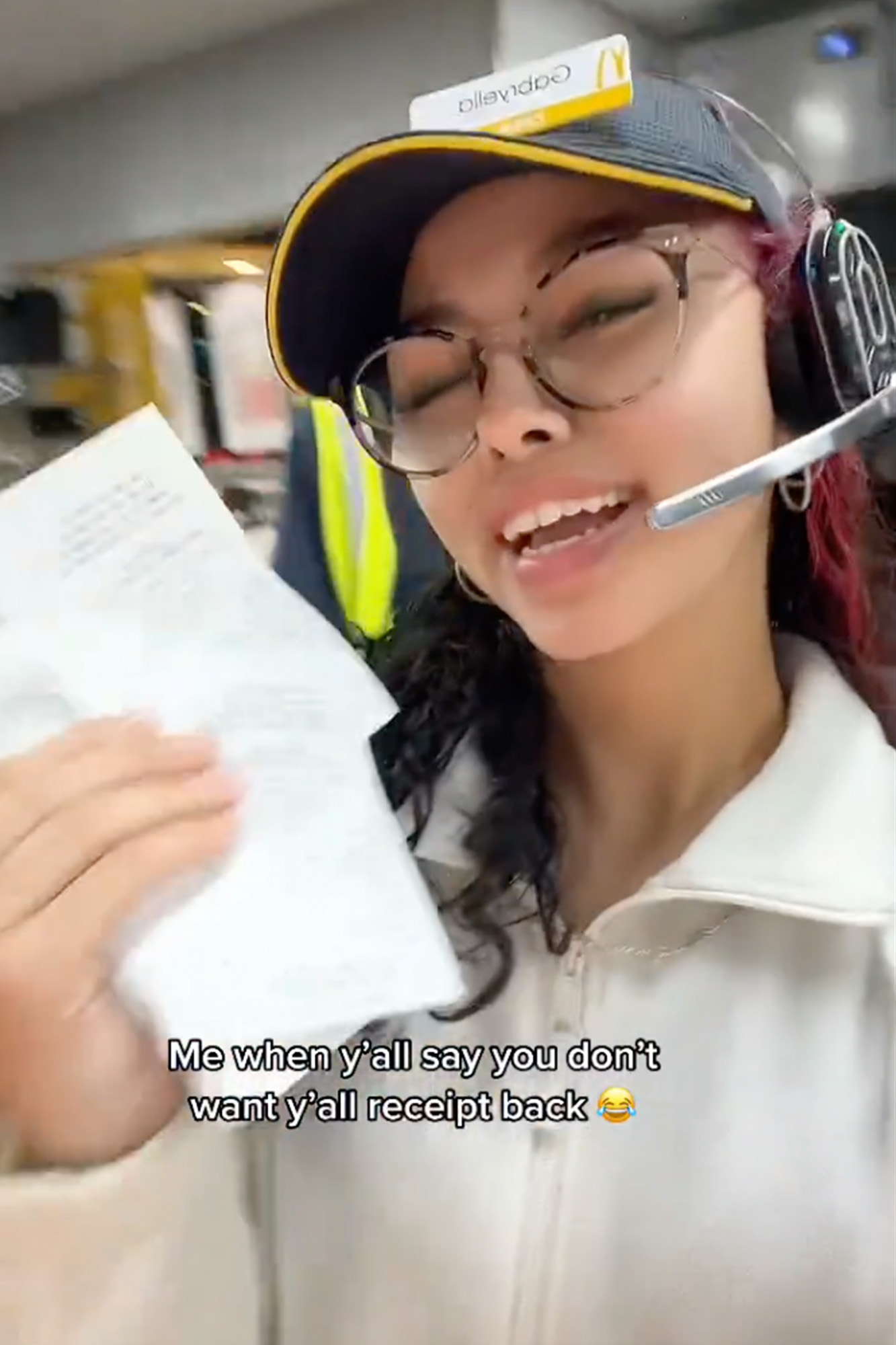 Workers on TikTok claim they collect rewards points from leftover receipts