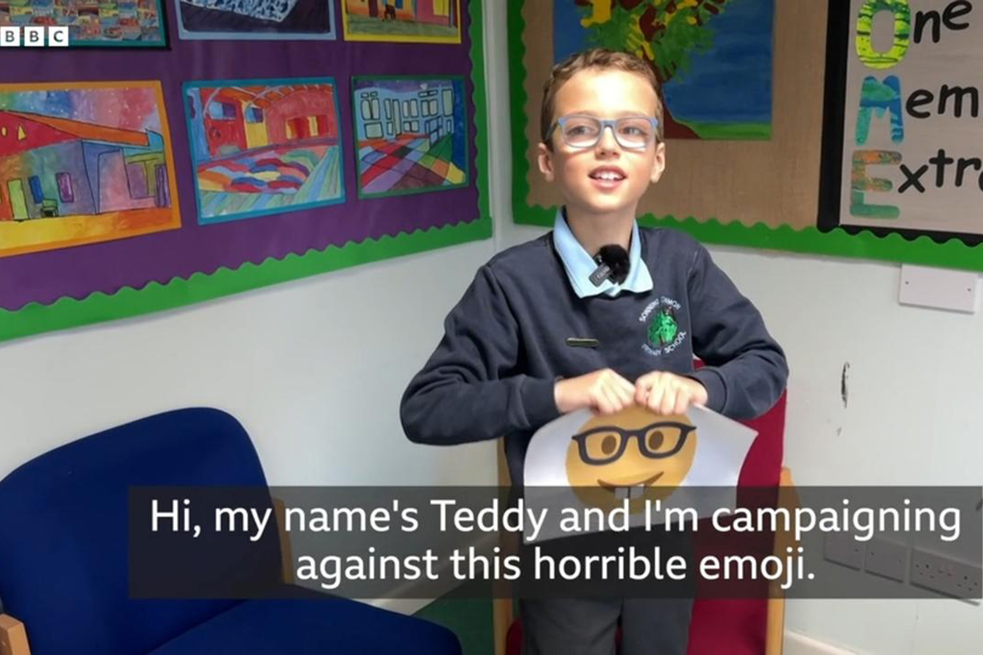 Boy, 10, calls on Apple to redesign 'offensive' nerd emoji