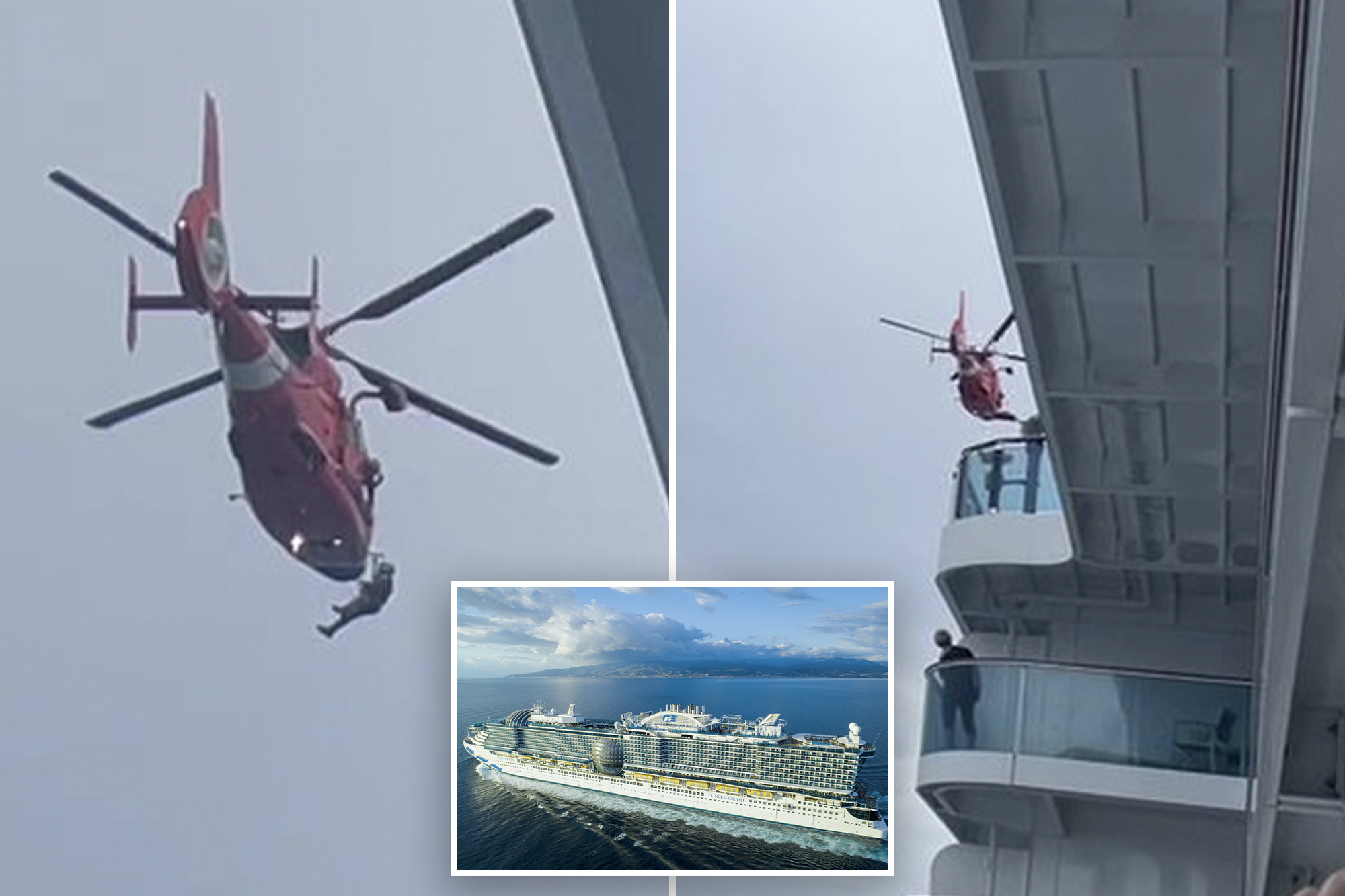 Passengers on cruise ship rescued by airlift off Florida coast as Hurricane Milton approaches