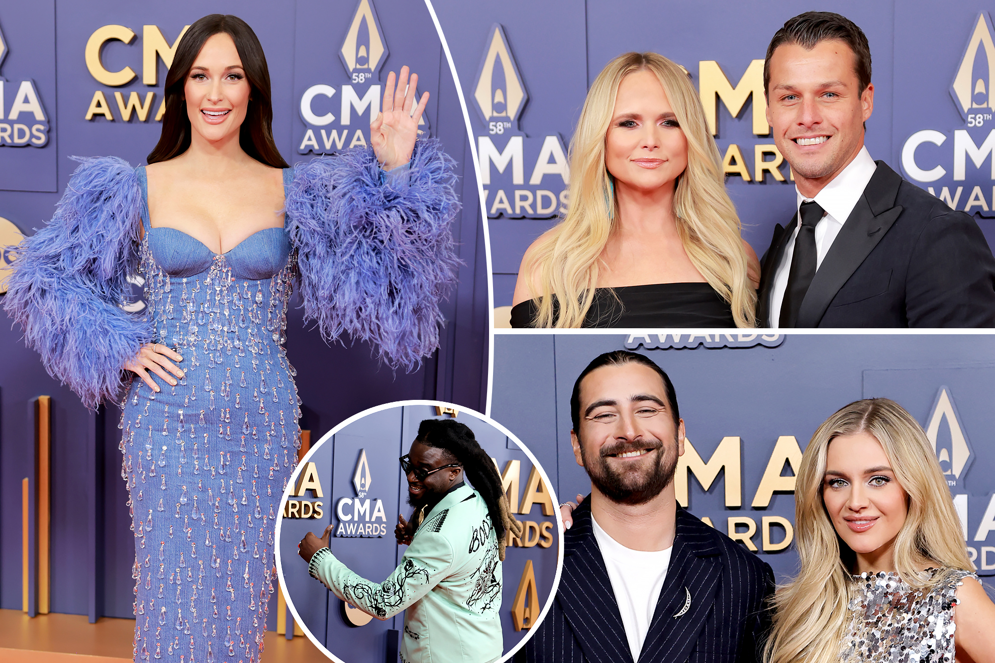 All of the celebrities on the 2024 CMAs red carpet