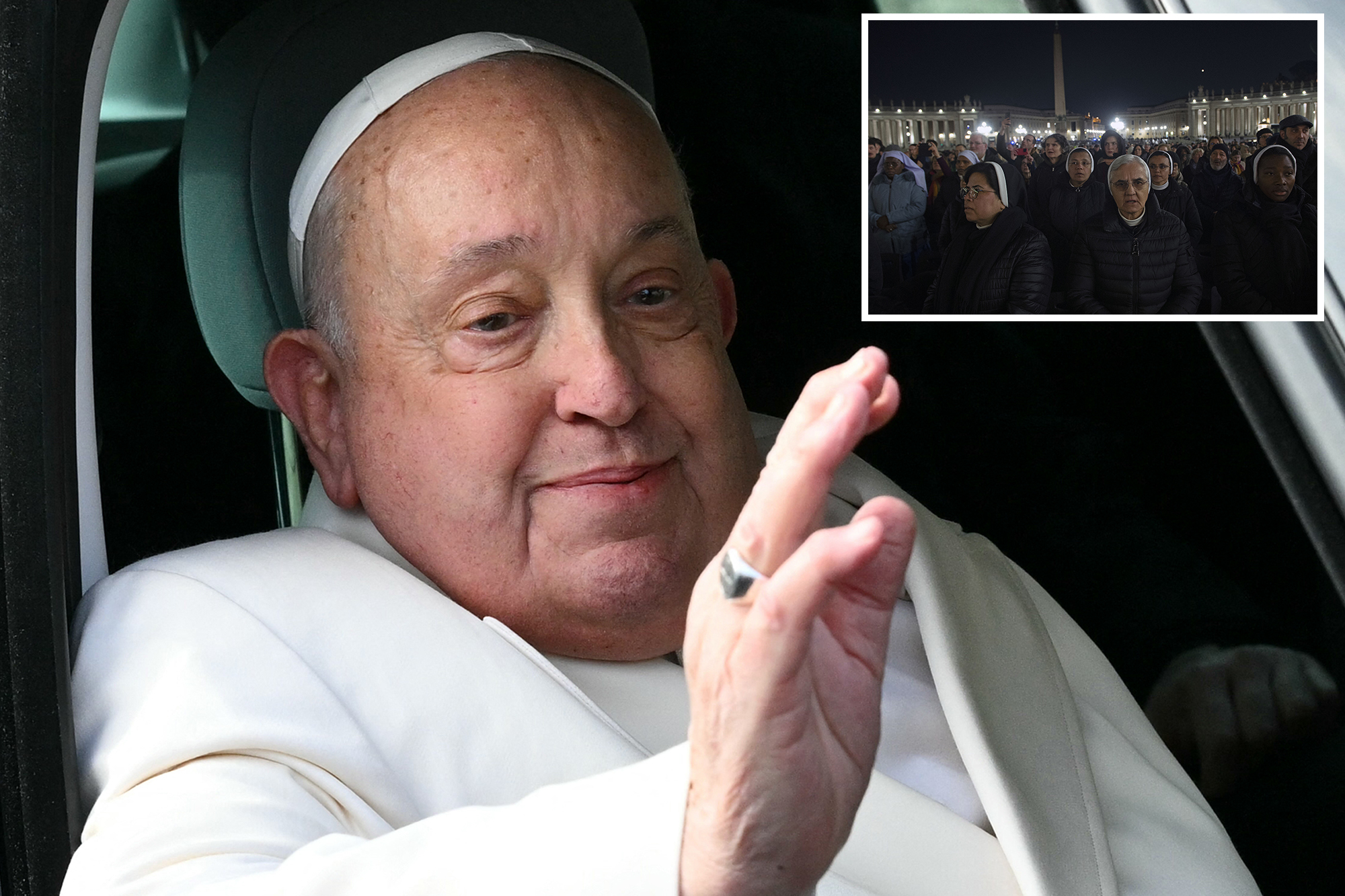 Pope resting, back on ventilation, after respiratory problems