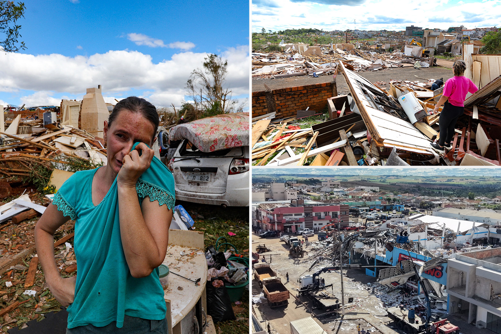 At least 5 dead, hundreds injured after tornado rips through Southern Brazil
