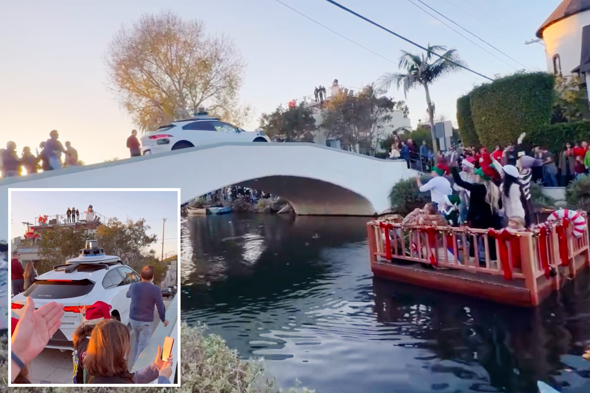 Confused Waymo robotaxi snarls traffic at popular LA festival after it panics and stalls