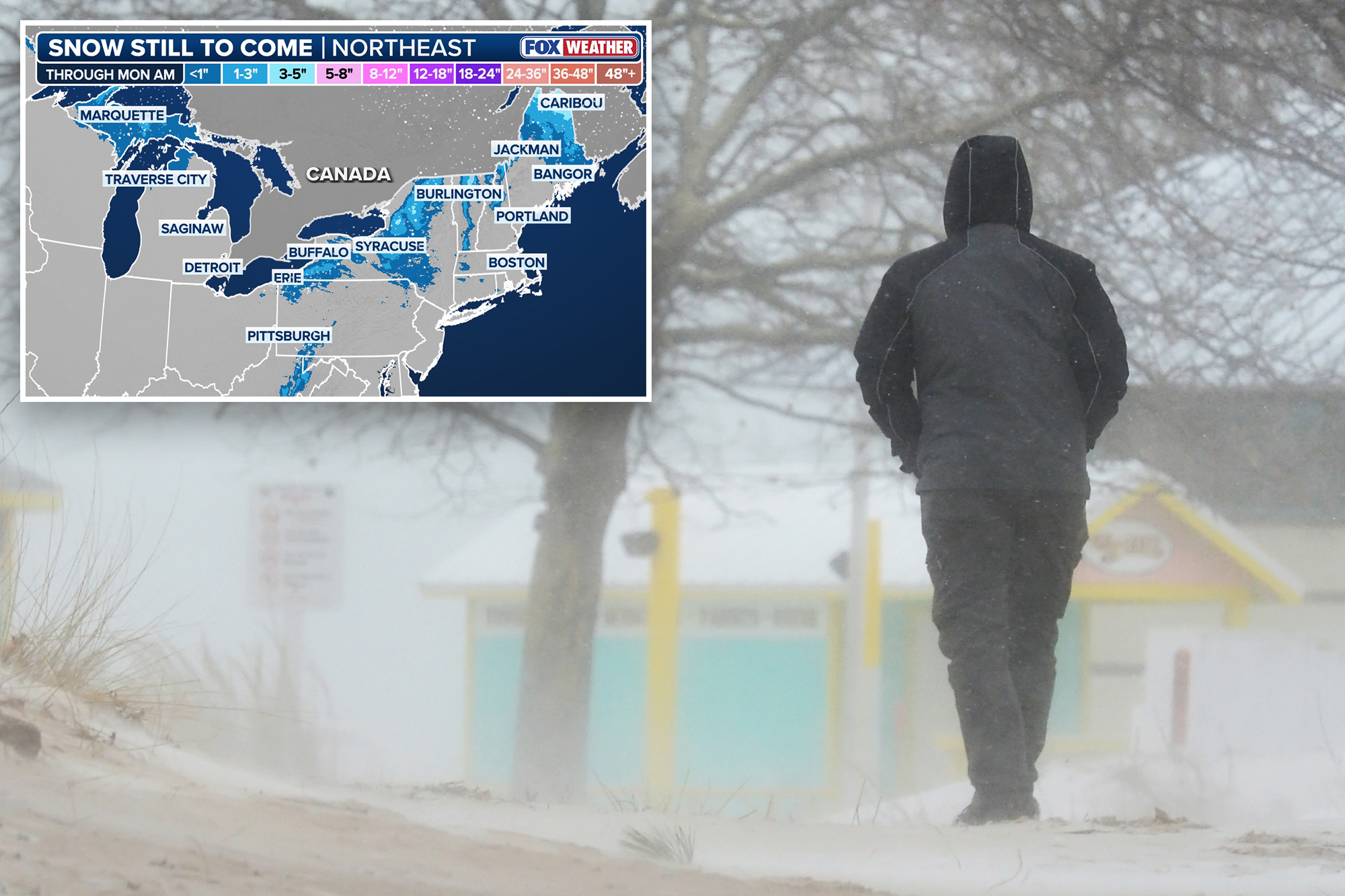 Holiday weekend snow could impact several major cities along I-95 corridor in the Northeast