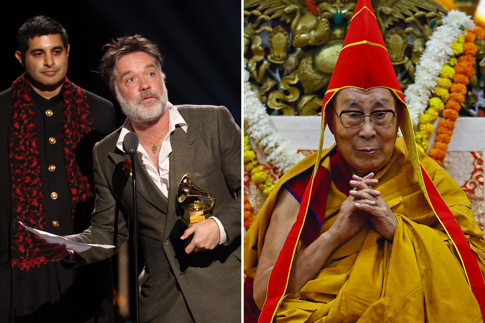 China criticizes decision to award a Grammy to the Dalai Lama