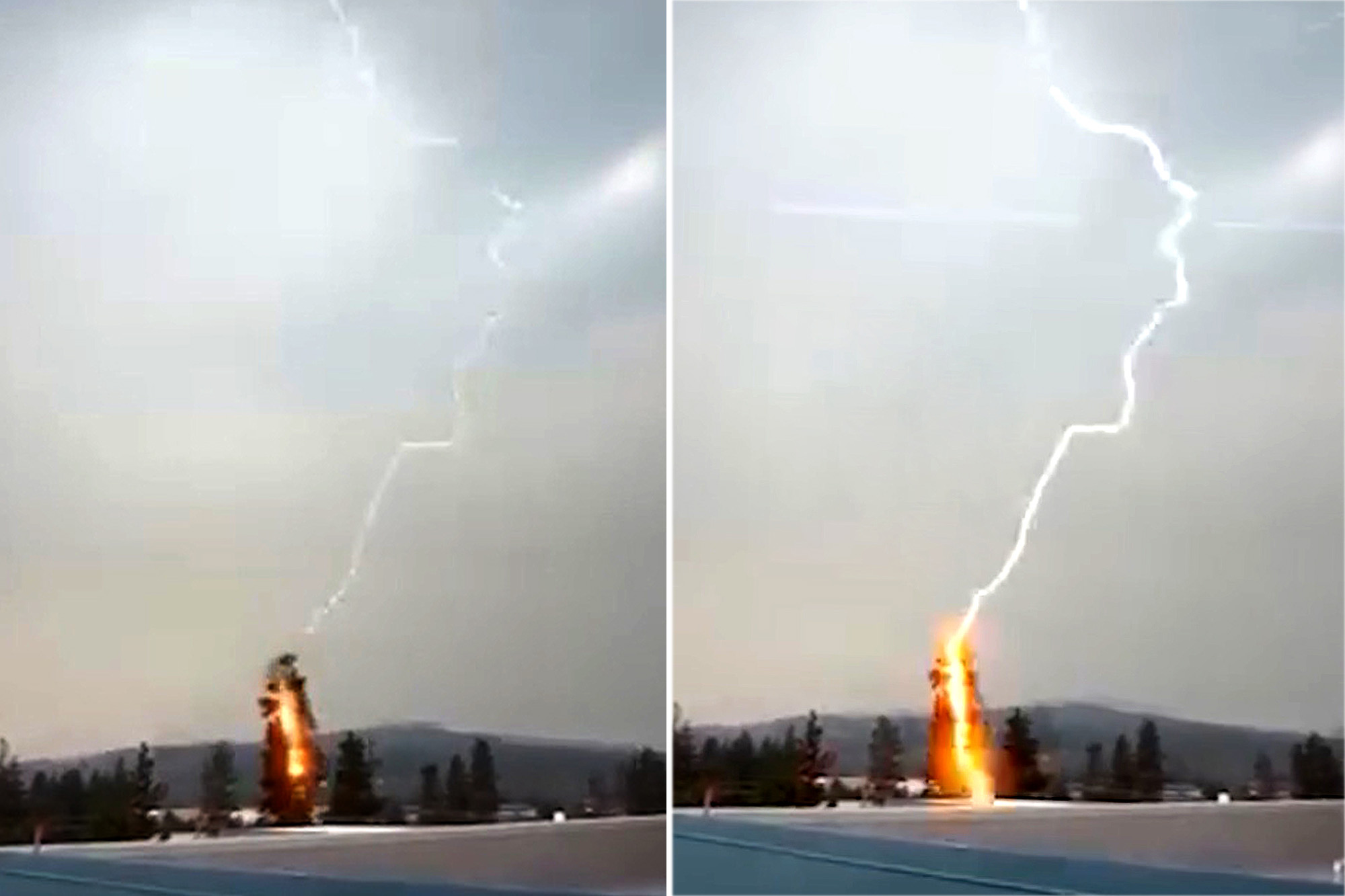 Highly effective storm sees 2,000 lightning strikes spark 35 wildfires in simply hours in Central Oregon