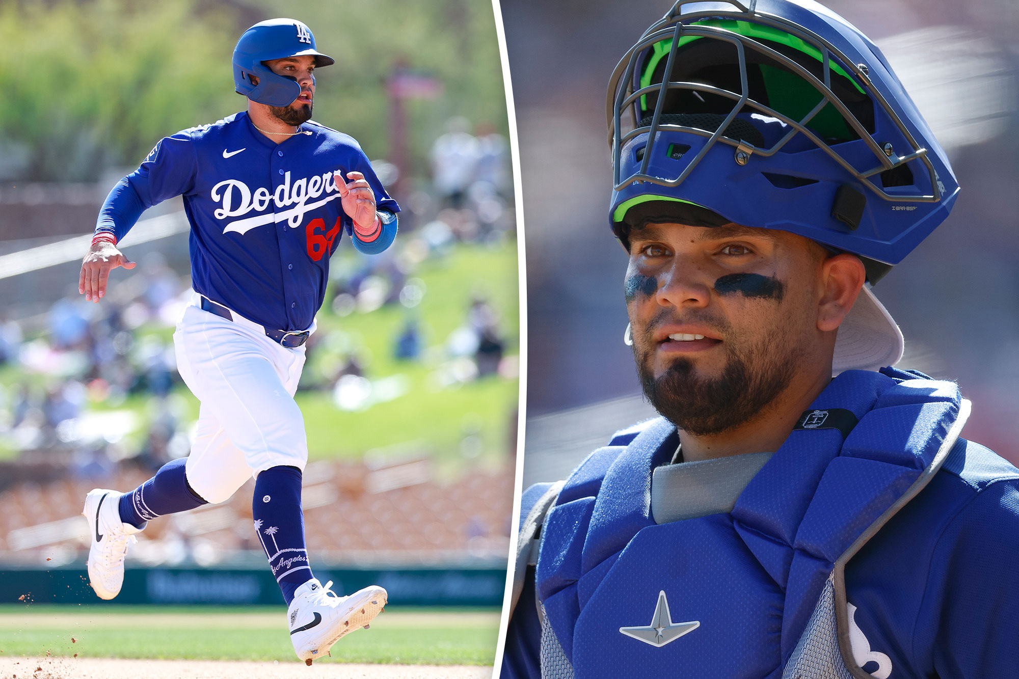 Dodgers catcher Eliezer Alfonzo makes MLB debut amid tragedy
