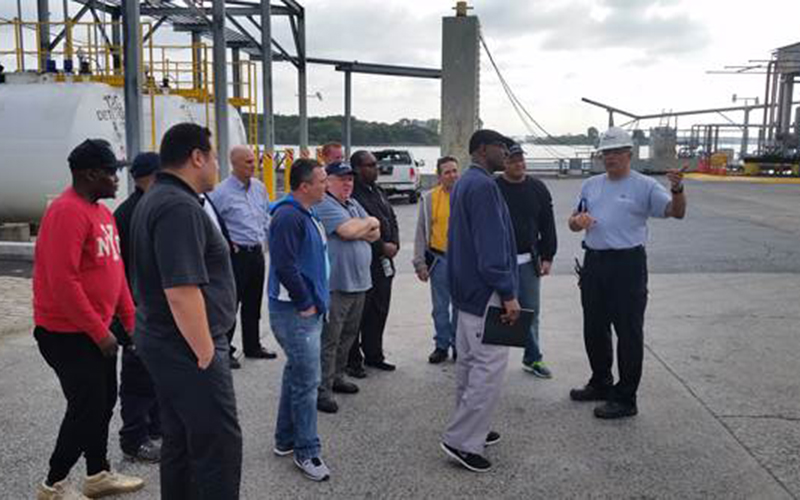 Trion Real Estate Management visits Sprague Resources energy facility