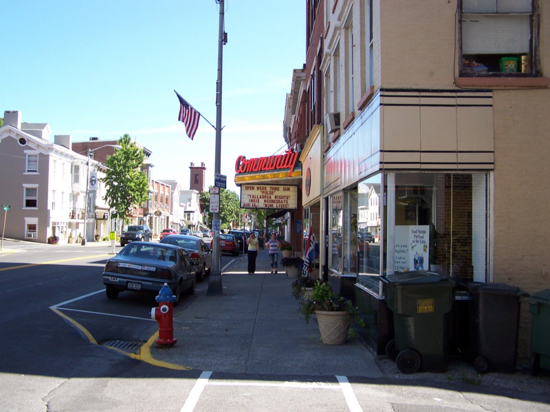 Catskill, New York. Hudson River town, New York. photographs
