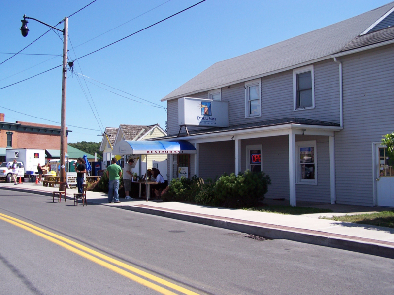 Catskill, New York. Hudson River town, New York. photographs
