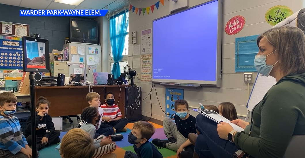 Springfield 2nd grader attends school via Double Robotics New York Tech Media