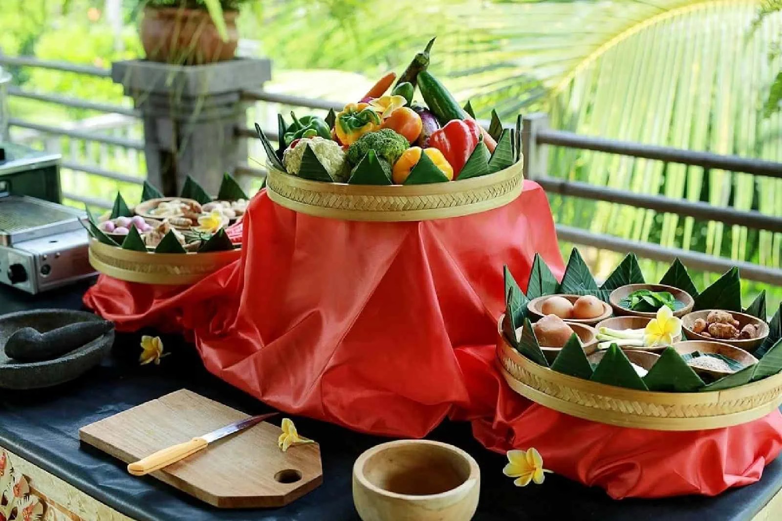 Ubud Market Tour and Private Balinese Cooking Lesson Nyuh Bali