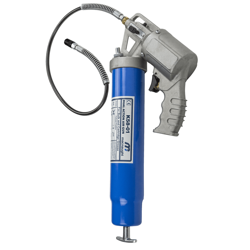 Air operated Dual action Grease gun 400g Macnaught Macnaught