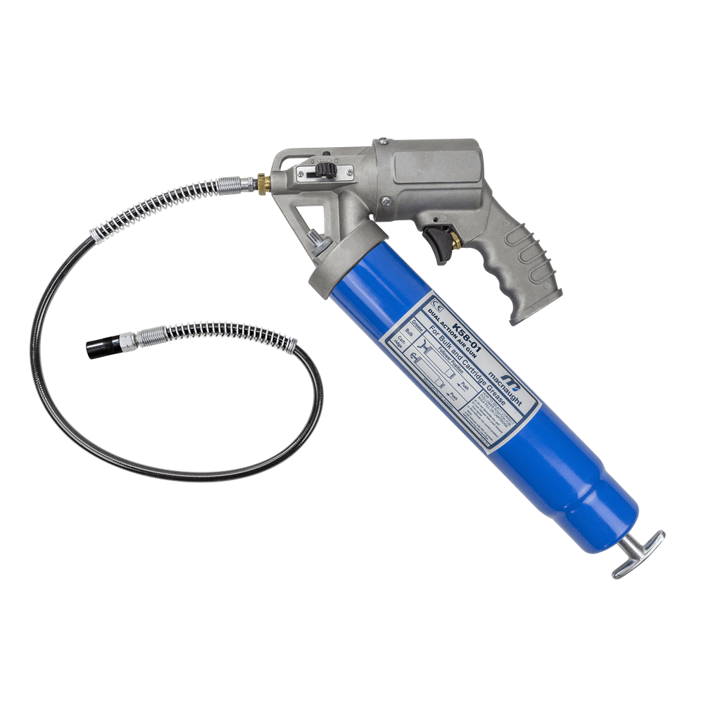 Air operated Dual action Grease gun 400g - Macnaught - Macnaught