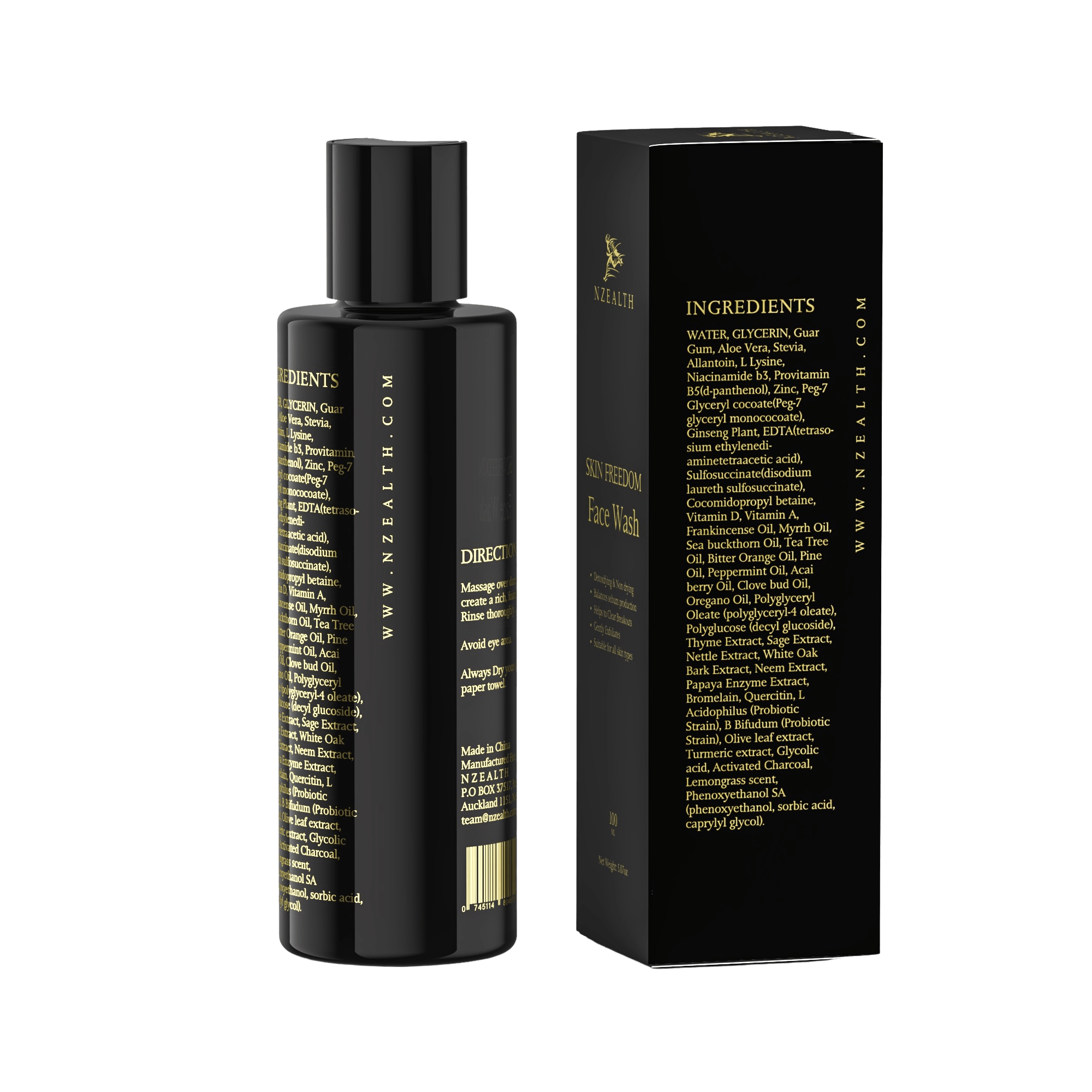 N Z E A L T H SKIN FREEDOM Face Wash, 100 ml N Z E A L T H Online Store