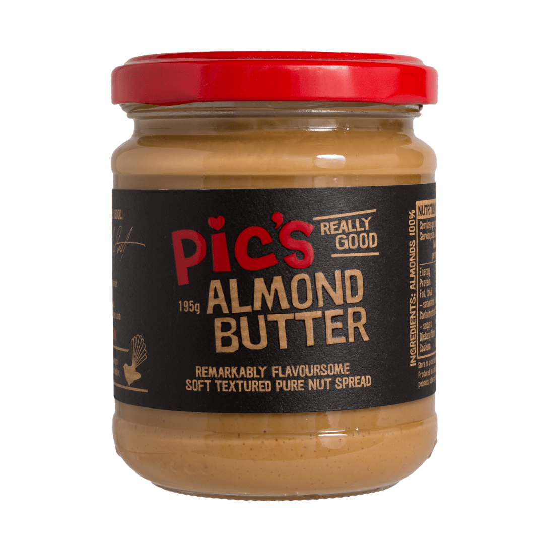 Pic’s Spread Almond Butter 195g NZ MADE Worldwide Delivery